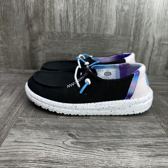 Hey Dude Kids size 11 Color Fun Slip On Multicolored Lightweight Shoes - Picture 5 of 8